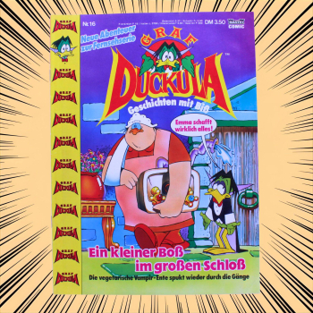 Graf Duckula Comic Heft 16 Bastei 1991 selten | Hoppla-Stuff